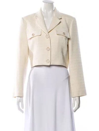 Pre-owned Sandro Blazer In Neutral