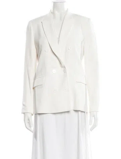Pre-owned Sandro Blazer In Neutral