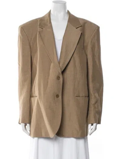 Pre-owned Sandro Blazer In Neutral
