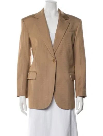 Pre-owned Sandro Blazer In Neutral