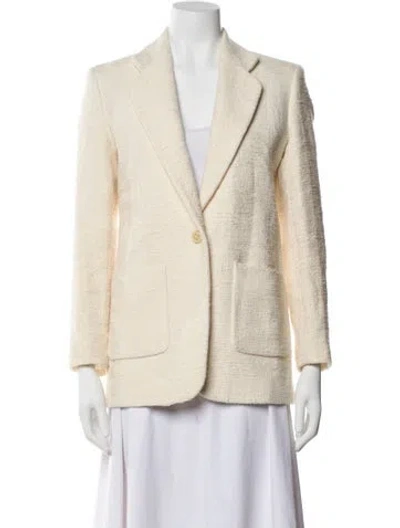Pre-owned Sandro Blazer In Neutrals