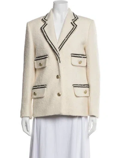 Pre-owned Sandro Blazer In Neutrals
