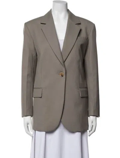 Pre-owned Sandro Blazer In Neutrals