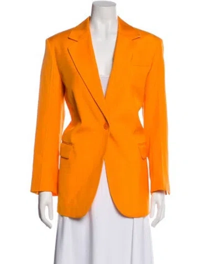Pre-owned Sandro Blazer In Orange
