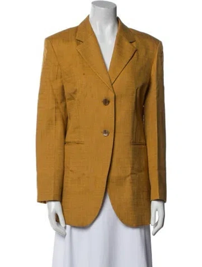 Pre-owned Sandro Blazer In Orange