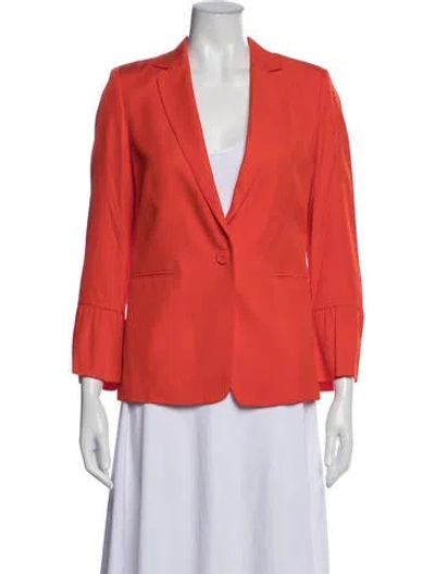 Pre-owned Sandro Blazer In Orange