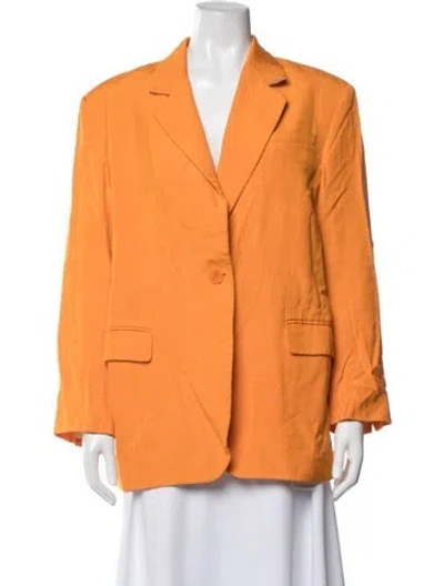 Pre-owned Sandro Blazer In Orange