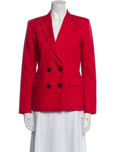 Pre-owned Sandro Blazer In Red
