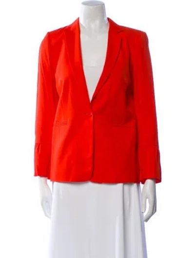 Pre-owned Sandro Blazer In Red