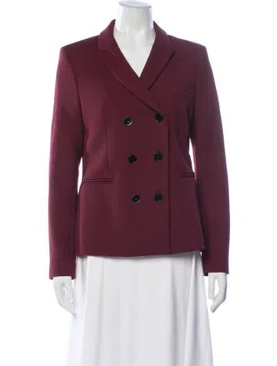 Pre-owned Sandro Blazer In Red