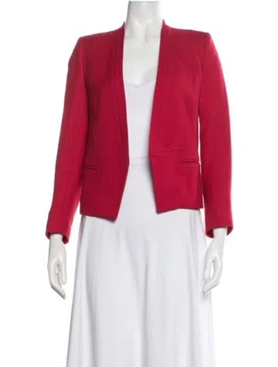 Pre-owned Sandro Blazer In Red