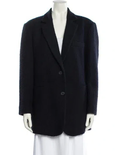 Pre-owned Sandro Blazer W/ Tags In Blue