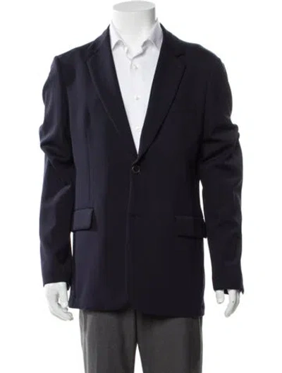 Pre-owned Sandro Blazer W/ Tags In Blue