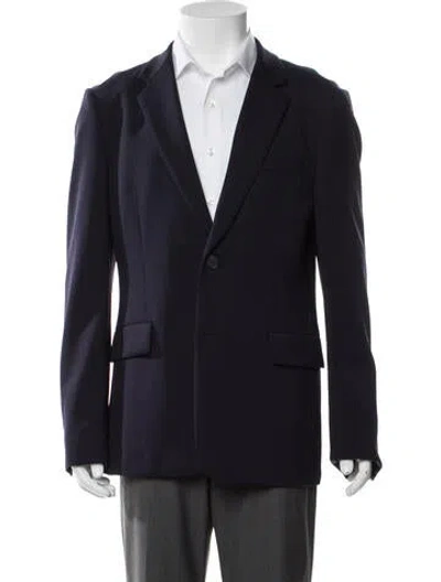 Pre-owned Sandro Blazer W/ Tags In Blue