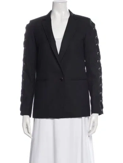 Pre-owned Sandro Blazer W/ Tags In Gray