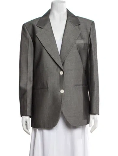Pre-owned Sandro Blazer W/ Tags In Gray