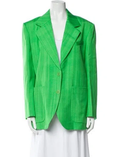 Pre-owned Sandro Blazer W/ Tags In Green