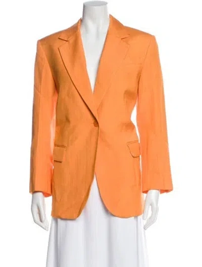 Pre-owned Sandro Blazer W/ Tags In Orange