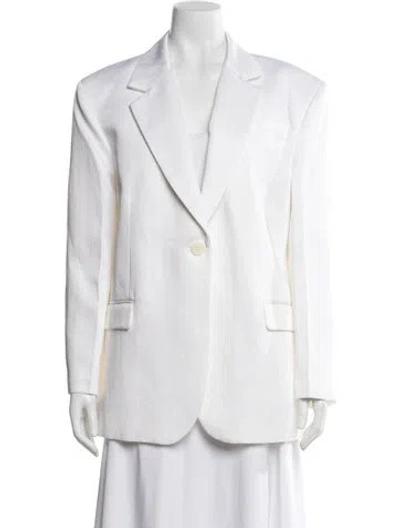 Pre-owned Sandro Blazer W/ Tags In White