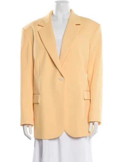 Pre-owned Sandro Blazer W/ Tags In Yellow