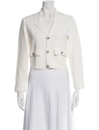 Pre-owned Sandro Blazer In White