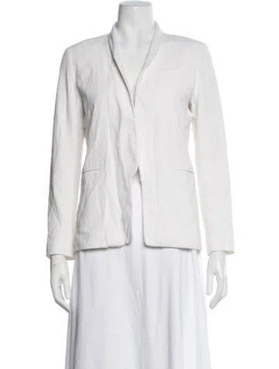 Pre-owned Sandro Blazer In White