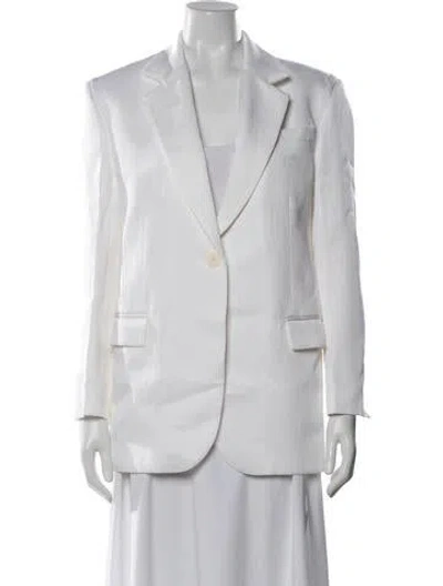 Pre-owned Sandro Blazer In White