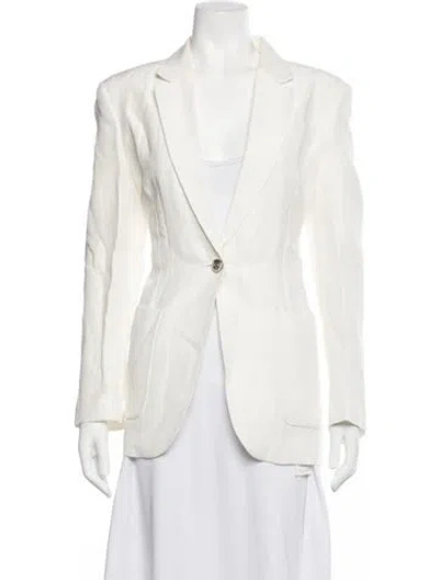 Pre-owned Sandro Blazer In White