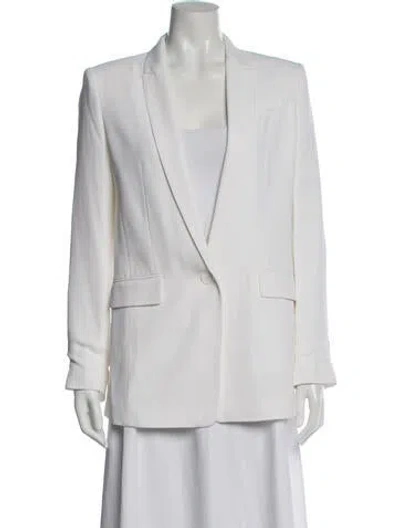 Pre-owned Sandro Blazer In White