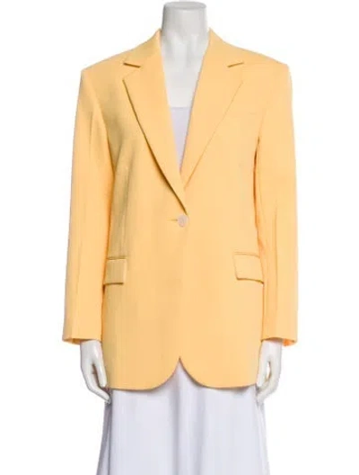 Pre-owned Sandro Blazer In Yellow