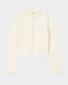 Sandro Blondeau Embellished Cardigan In Ecru