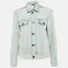 Sandro Blue Denim Jacket In Blue