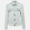 Sandro Blue Denim Jacket In Blue
