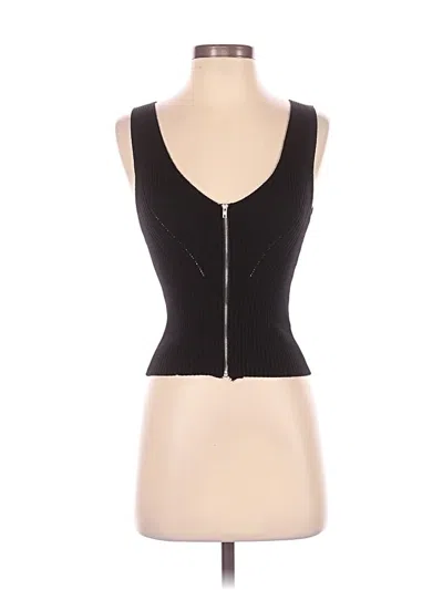 Pre-owned Sandro Bodysuit In Black