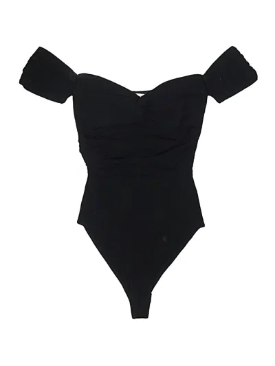 Pre-owned Sandro Bodysuit In Black
