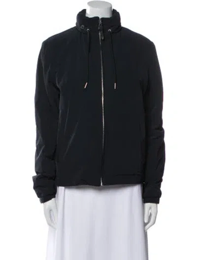 Pre-owned Sandro Bomber Jacket In Black