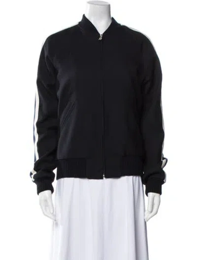 Pre-owned Sandro Bomber Jacket In Black