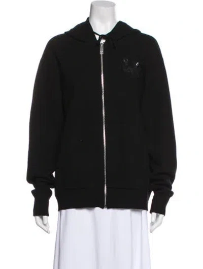 Pre-owned Sandro Bomber Jacket In Black