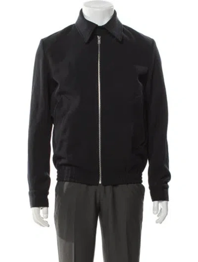 Pre-owned Sandro Bomber Jacket In Black