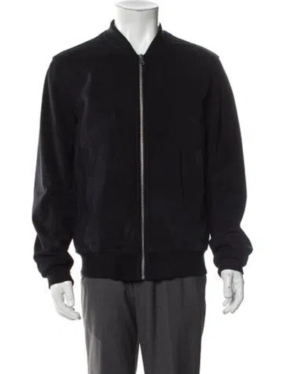 Pre-owned Sandro Bomber Jacket In Gray