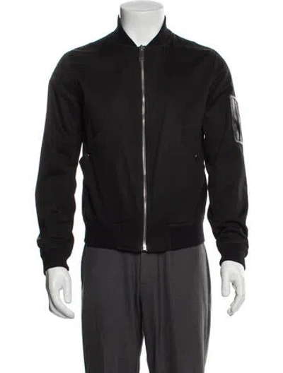 Pre-owned Sandro Bomber Jacket In Gray