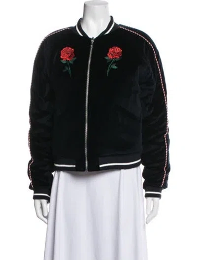 Pre-owned Sandro Bomber Jacket In Multicolor