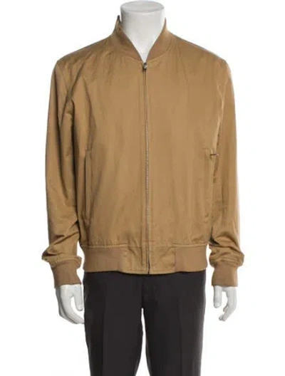 Pre-owned Sandro Bomber Jacket In Neutral