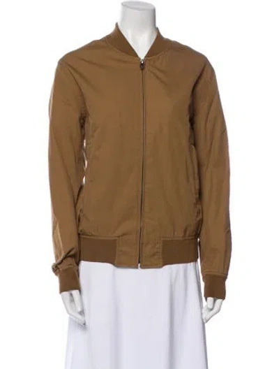 Pre-owned Sandro Bomber Jacket In Neutral