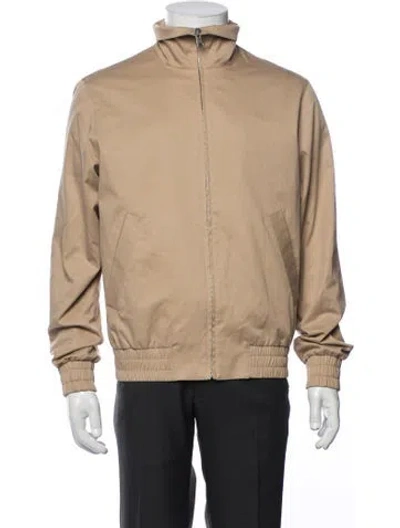 Pre-owned Sandro Bomber Jacket In Neutrals