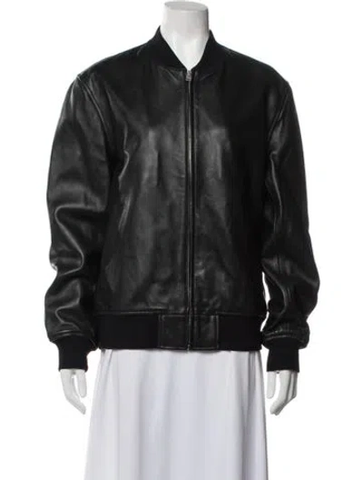 Pre-owned Sandro Bomber Jacket W/ Tags In Black