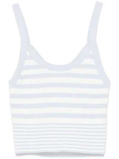 Sandro Bordeaux Tank Top In Blue