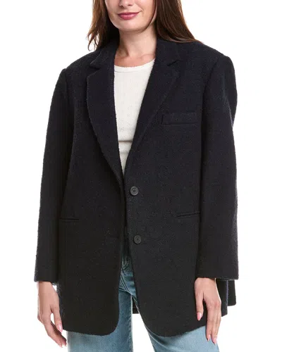 SANDRO SANDRO BOUCLE WOOL-BLEND BLAZER