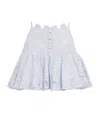 Sandro Broderie Anglaise Mini Skirt In Blue