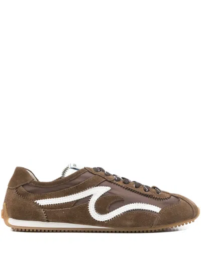 Sandro Brown Sneakers In Multi